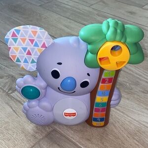 Fisher-Price Baby Learning Toy Linkimals Counting Koala Interactive Lights Music